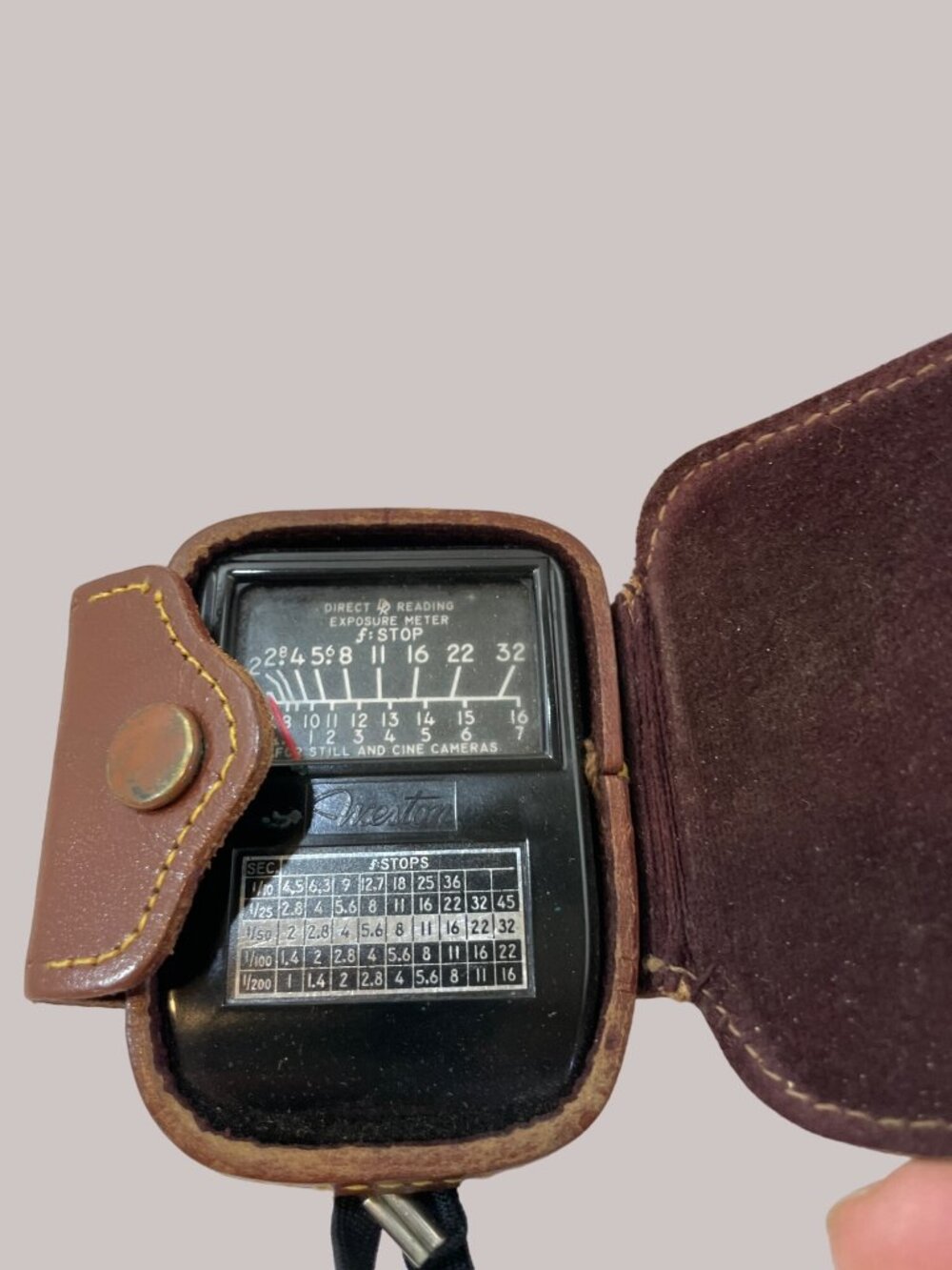 Vintage F Stop Weston Direct Reading Exposure Meter Photographic Gadget